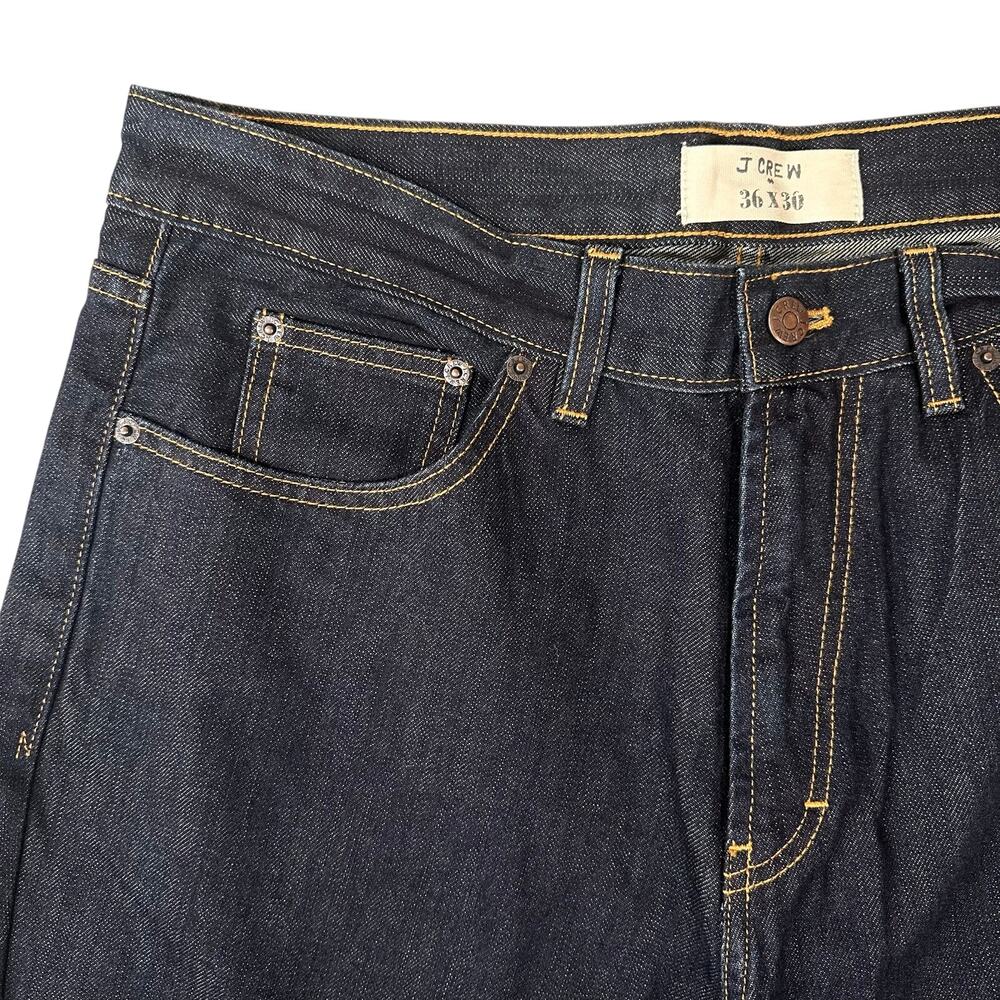J Crew Men's Straight Leg Classic Denim Jeans Size 36x30 - Picture 3 of 4